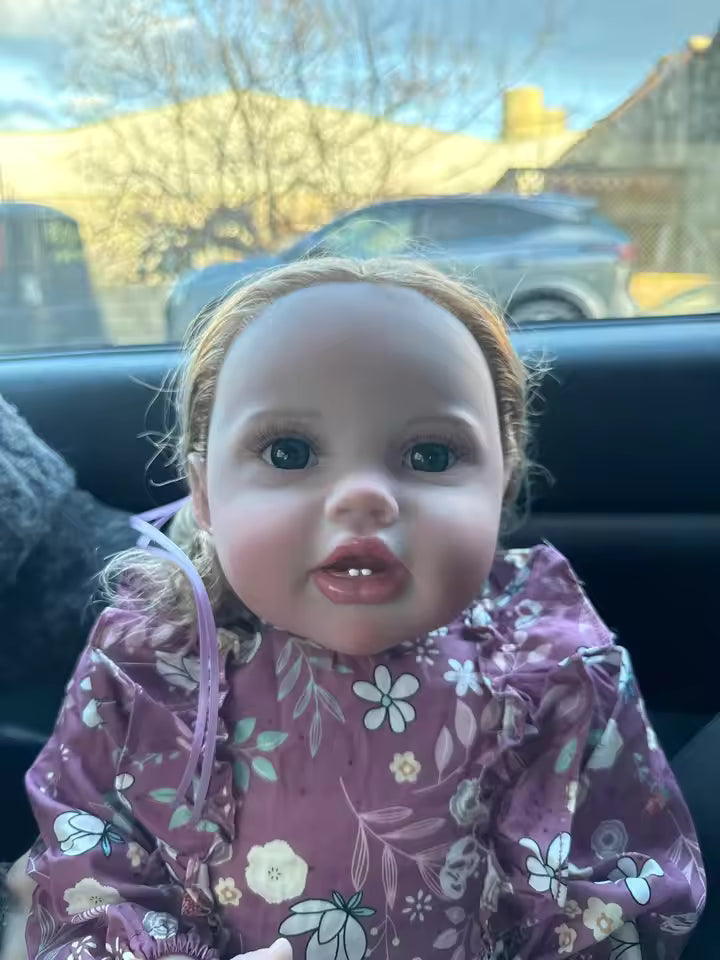 Lottie 60 cm – realistyczna lalka Reborn księżniczka z ręcznie implantowanymi włosami