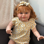 Zoe 60 cm – realistyczna lalka Reborn z ręcznie implantowanymi włosami