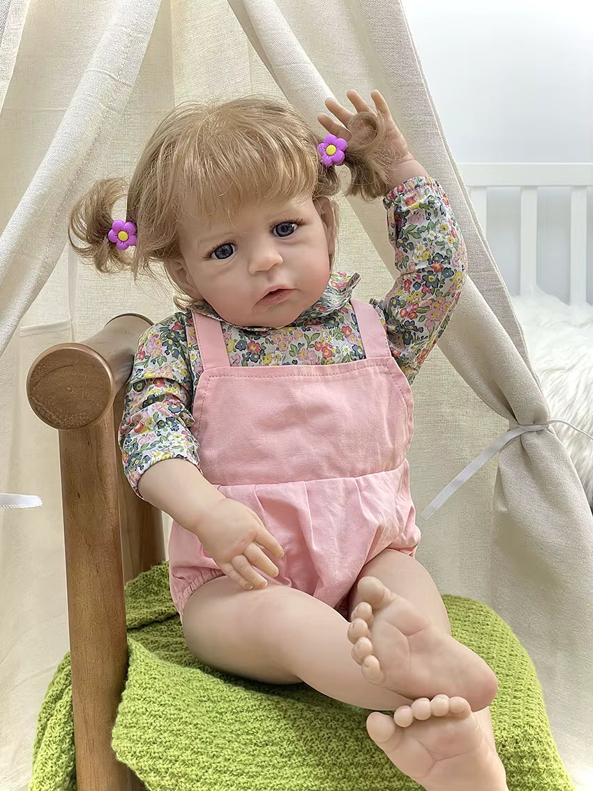 Lalka Reborn Amelia 60 cm – realistyczna lalka niemowlęca