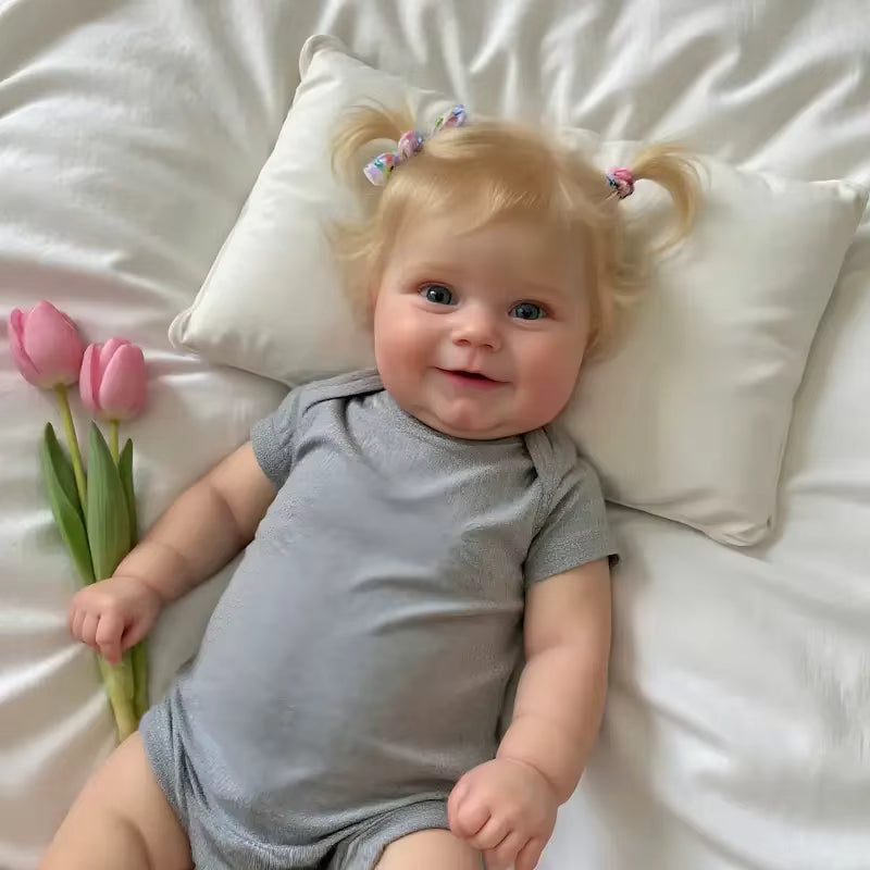 Lalka Reborn Maddie 50 cm – realistyczne niemowlę z miękkiego winylu