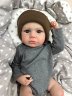 Lalka Reborn realistyczne niemowlę z niebieskimi oczami (dziewczyna,chłopiec)