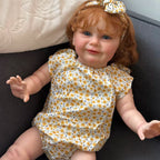 Zoe 60 cm – realistyczna lalka Reborn z ręcznie implantowanymi włosami