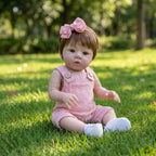 Lalka Reborn Sara 49 cm – realistyczna dziewczynka z miękkiego winylu