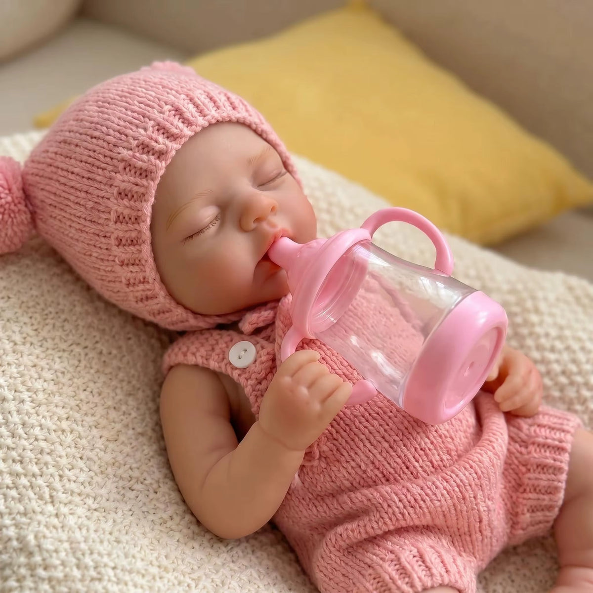 Lalka Reborn Iris 30 cm – miękka lalka niemowlęca z pełnego silikonu