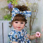Daisy 56 cm – realistyczna lalka reborn z miękkiego winylu