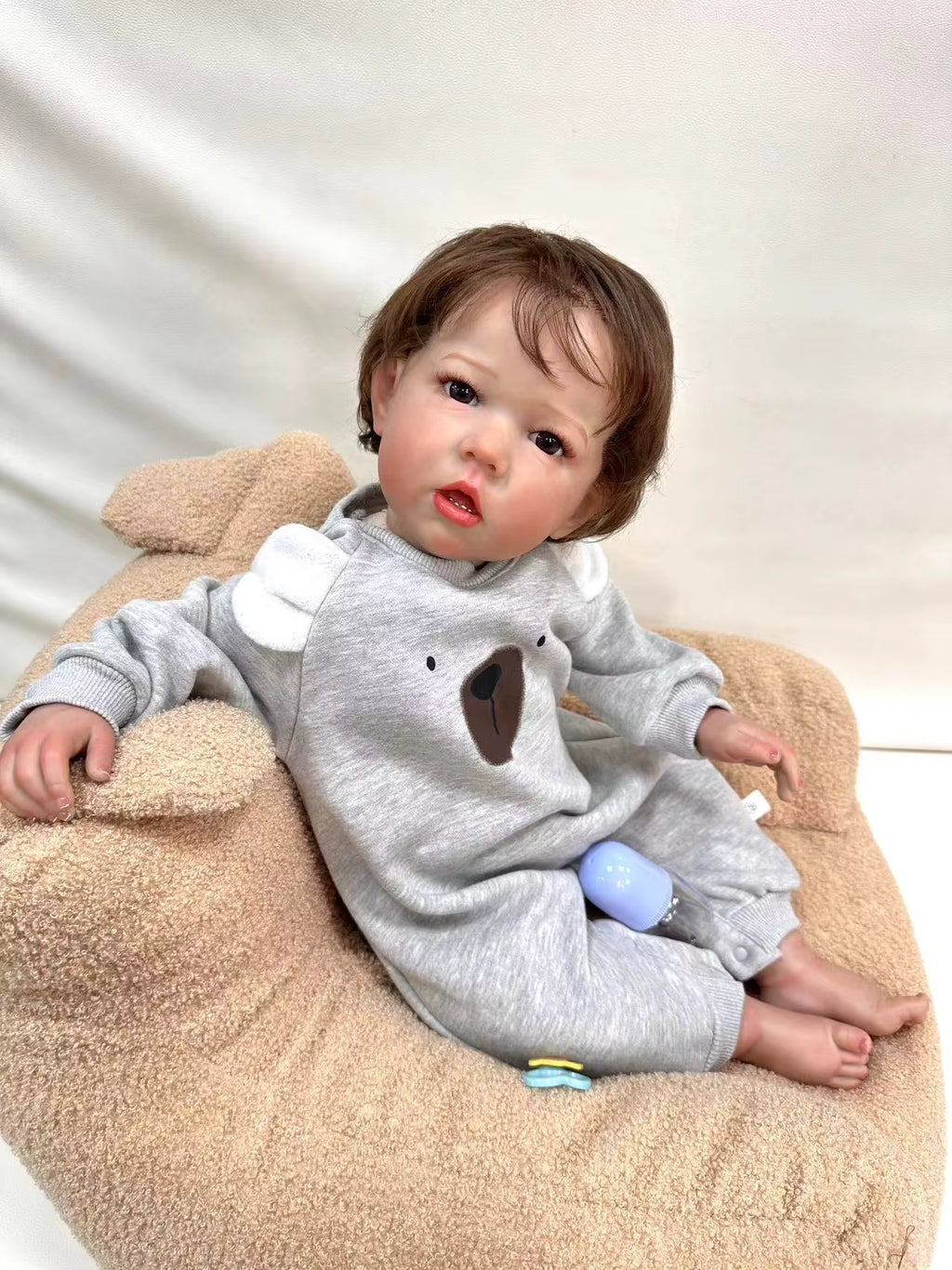 Lalka Reborn Willow 70 cm – realistyczne niemowlę z niebieskimi oczami
