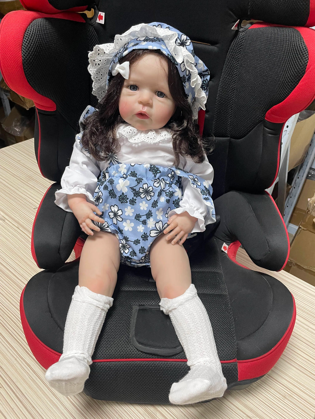 Lalka Reborn Sandie 60 cm – realistyczna lalka dziewczynka z miękkim korpusem