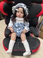 Lalka Reborn Sandie 60 cm – realistyczna lalka dziewczynka z miękkim korpusem