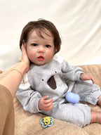 Lalka Reborn Willow 70 cm – realistyczne niemowlę z niebieskimi oczami
