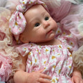 Lalka Reborn Sofia 45 cm – realistyczna dziewczynka z otwartymi ustami