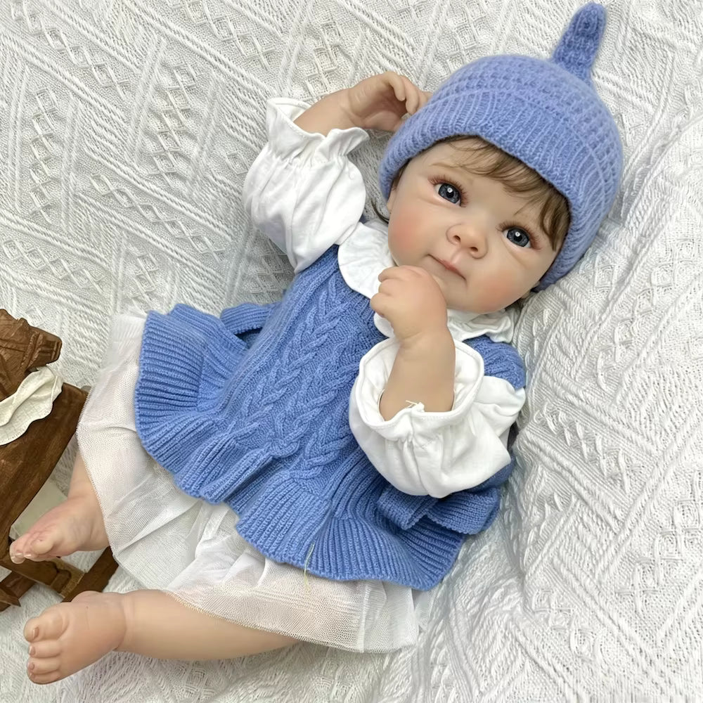 Lalka Reborn Bettie 45 cm – realistyczna lalka niemowlęca z pełnego winylu