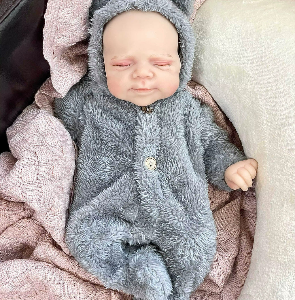 Lalka Reborn 30 cm – miękka silikonowa lalka niemowlęca