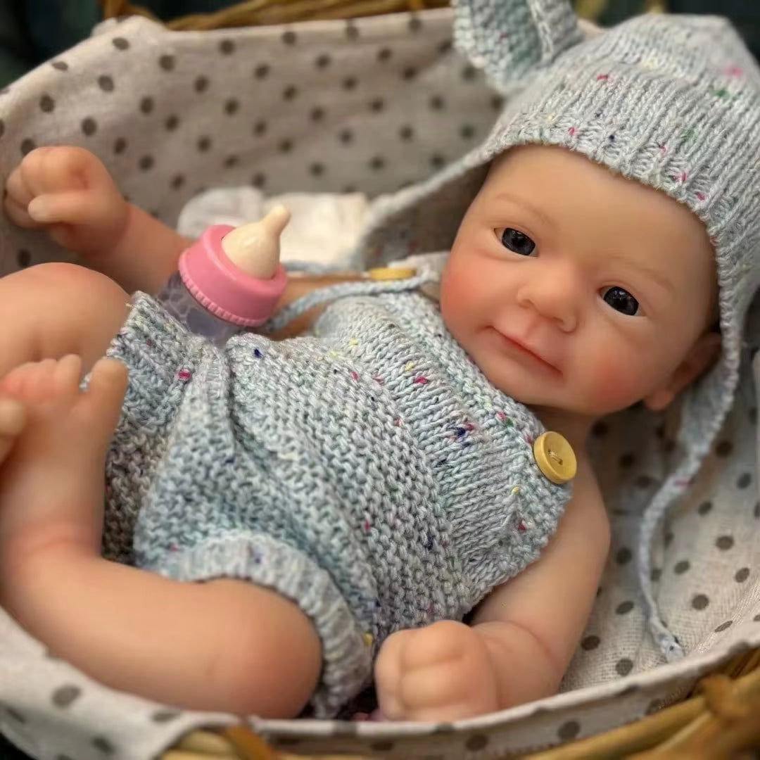 Lalka Reborn Felica 13 cali – miękka w dotyku lalka niemowlęca