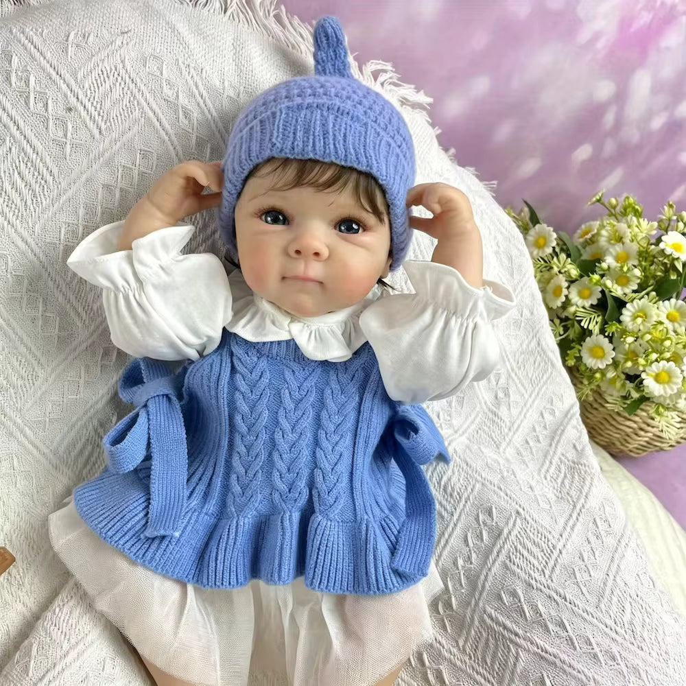 Lalka Reborn Bettie 45 cm – realistyczna lalka niemowlęca z pełnego winylu