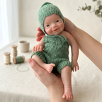 Charlie 32–33 cm – realistyczny chłopiec reborn z pełnego silikonu