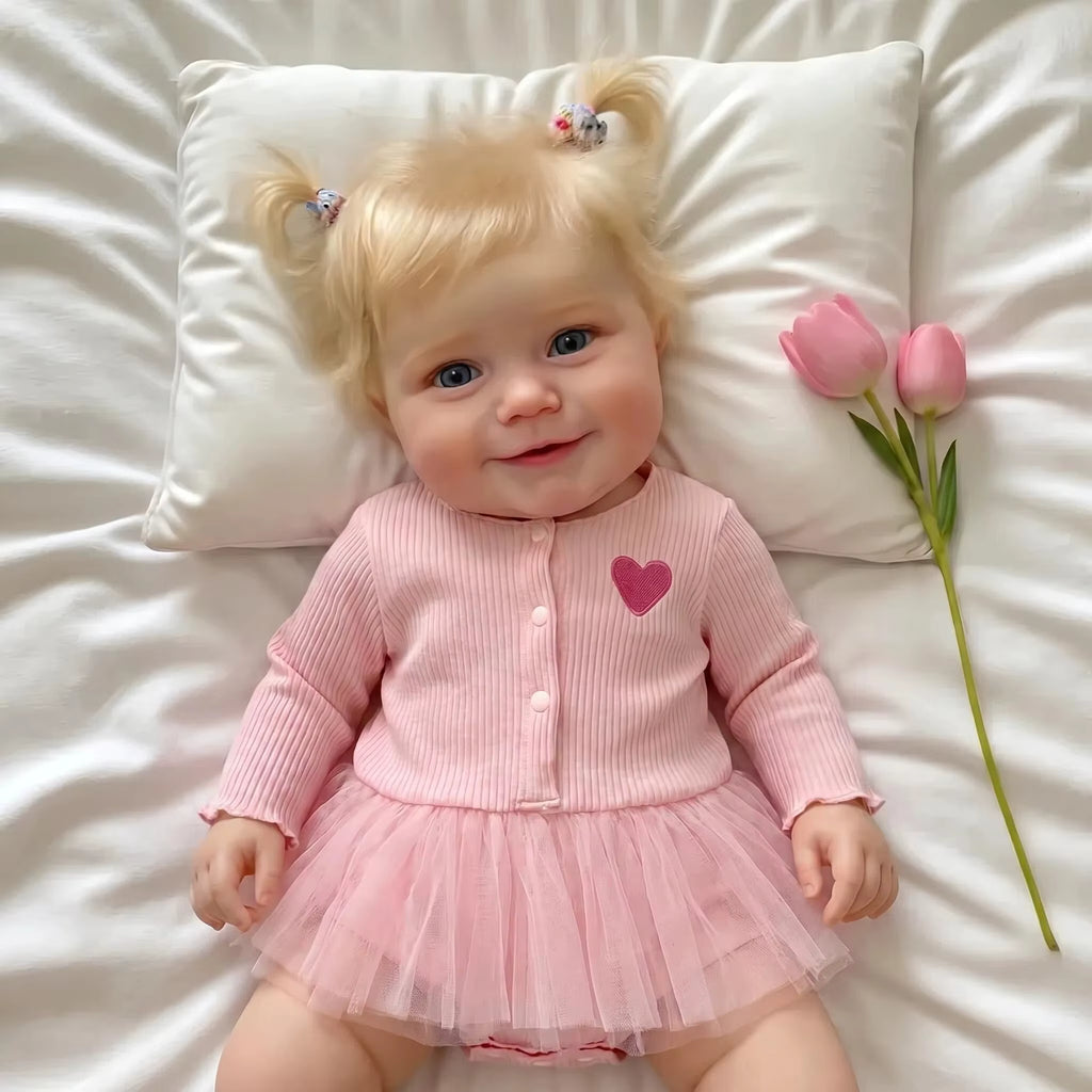 Lalka Reborn Maddie 50 cm – realistyczne niemowlę z miękkiego winylu