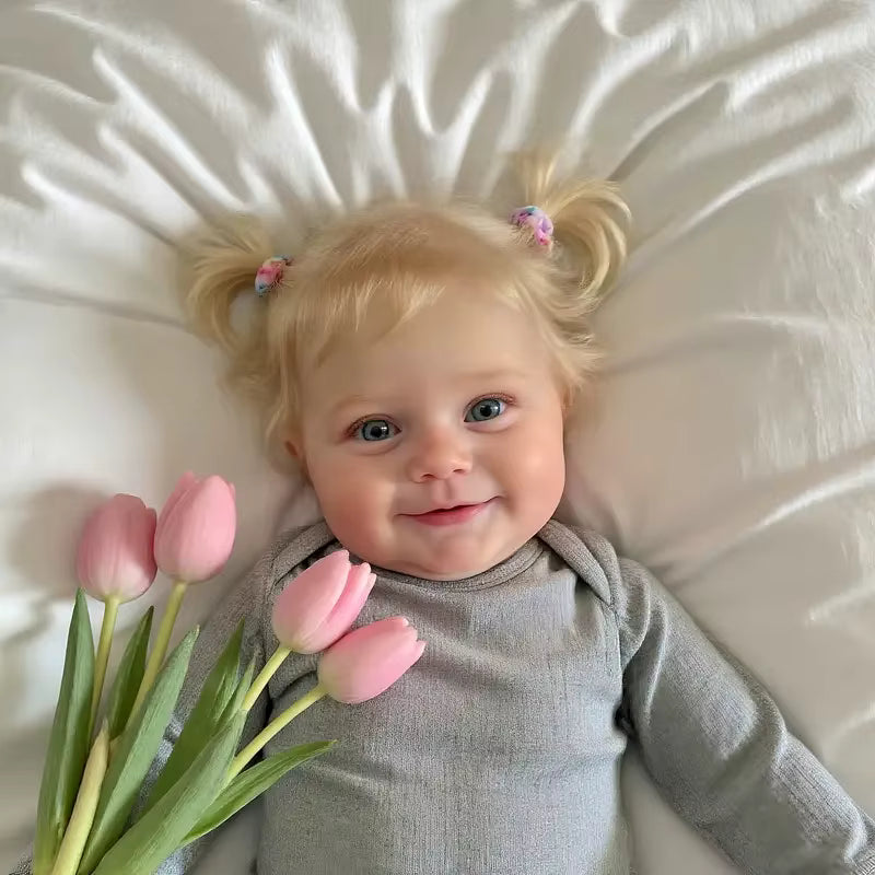 Lalka Reborn Maddie 50 cm – realistyczne niemowlę z miękkiego winylu