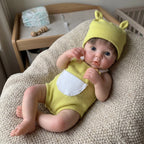 Bliźniacze Lalki Reborn 33 cm – niemowlę z otwartymi i zamkniętymi oczami