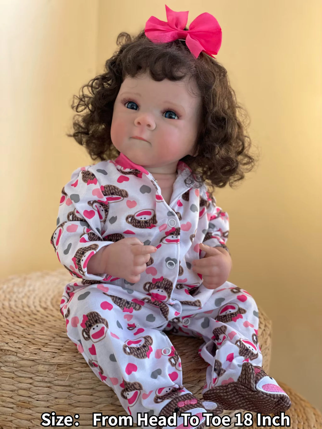 Lalka Reborn Bettie 45 cm – realistyczna dziewczynka z miękkiego silikonu winylowego