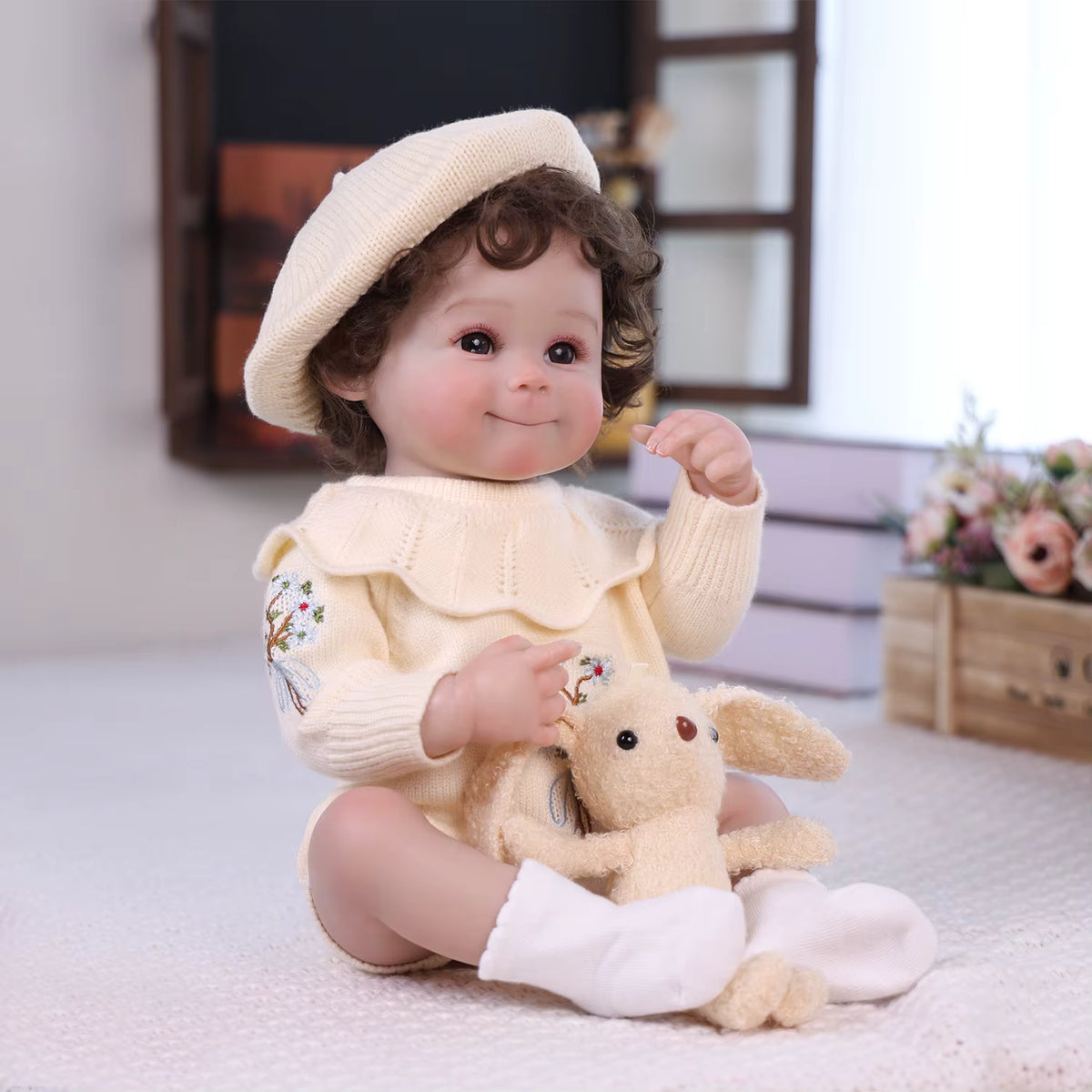 Lalka Reborn Camri 50 cm – realistyczna dziewczynka z pełnego silikonu winylowego