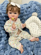 Lalka Reborn 55 cm – realistyczna dziewczynka z niebieskimi oczami