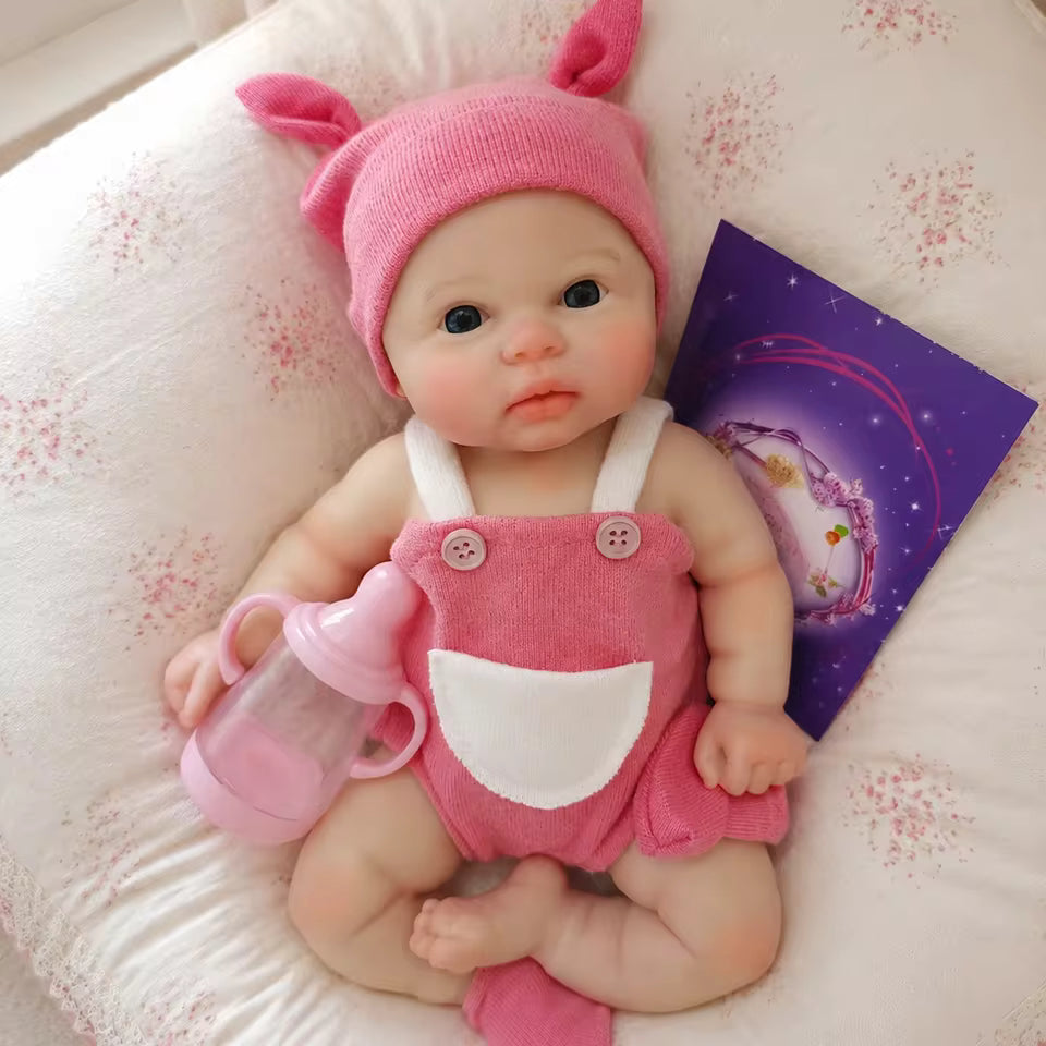 Lalka Reborn 33 cm – realistyczne niemowlę z otwartymi oczami