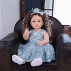 Princess Rosa 56 cm – realistyczna lalka reborn z pełnego silikonu winylowego