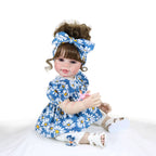 Daisy 56 cm – realistyczna lalka reborn z miękkiego winylu