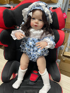 Lalka Reborn Sandie 60 cm – realistyczna lalka dziewczynka z miękkim korpusem