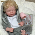Sam 45 cm – realistyczna lalka reborn z miękkiego silikonu
