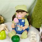 Lalka Reborn Raya 48 cm – realistyczna dziewczynka z pełnym winylowym ciałem