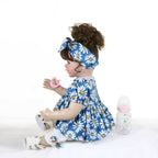 Daisy 56 cm – realistyczna lalka reborn z miękkiego winylu