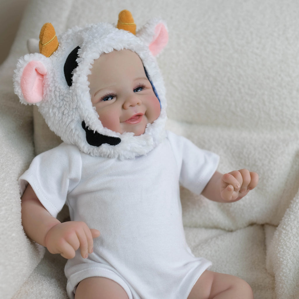 Lalka Reborn Lily 49 cm – realistyczna lalka niemowlęca z miękkim korpusem