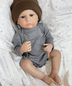 Realistyczne niemowlę z niebieskimi oczami Lalka reborn 50 cm